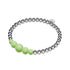 Citron vert | Argent | Bracelet d'expression en céramique Lumos